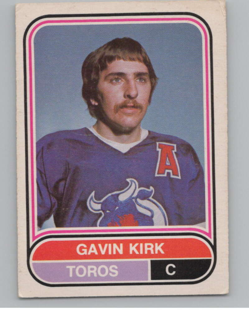 1975-76 O-Pee-Chee WHA #103 Gavin Kirk  RC Rookie Toronto Toros  V103256 Image 1