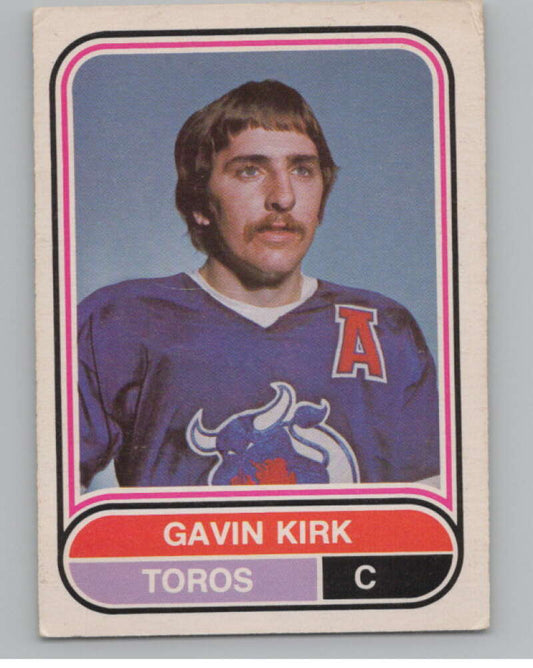 1975-76 O-Pee-Chee WHA #103 Gavin Kirk  RC Rookie Toronto Toros  V103256 Image 1