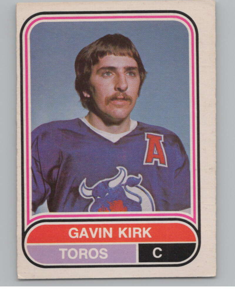 1975-76 O-Pee-Chee WHA #103 Gavin Kirk  RC Rookie Toronto Toros  V103257 Image 1