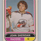 1975-76 O-Pee-Chee WHA #107 John Sheridan  RC Rookie Indianapolis  V103259 Image 1