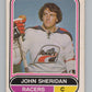 1975-76 O-Pee-Chee WHA #107 John Sheridan  RC Rookie Indianapolis  V103260 Image 1