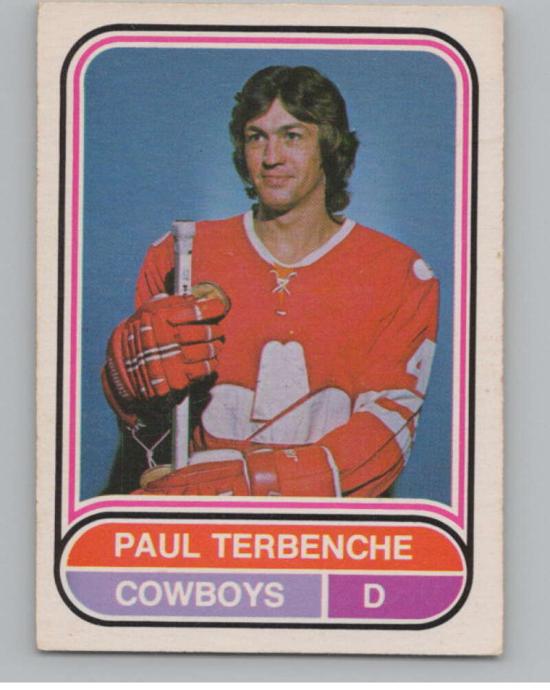 1975-76 O-Pee-Chee WHA #112 Paul Terbenche  Calgary Cowboys  V103265 Image 1