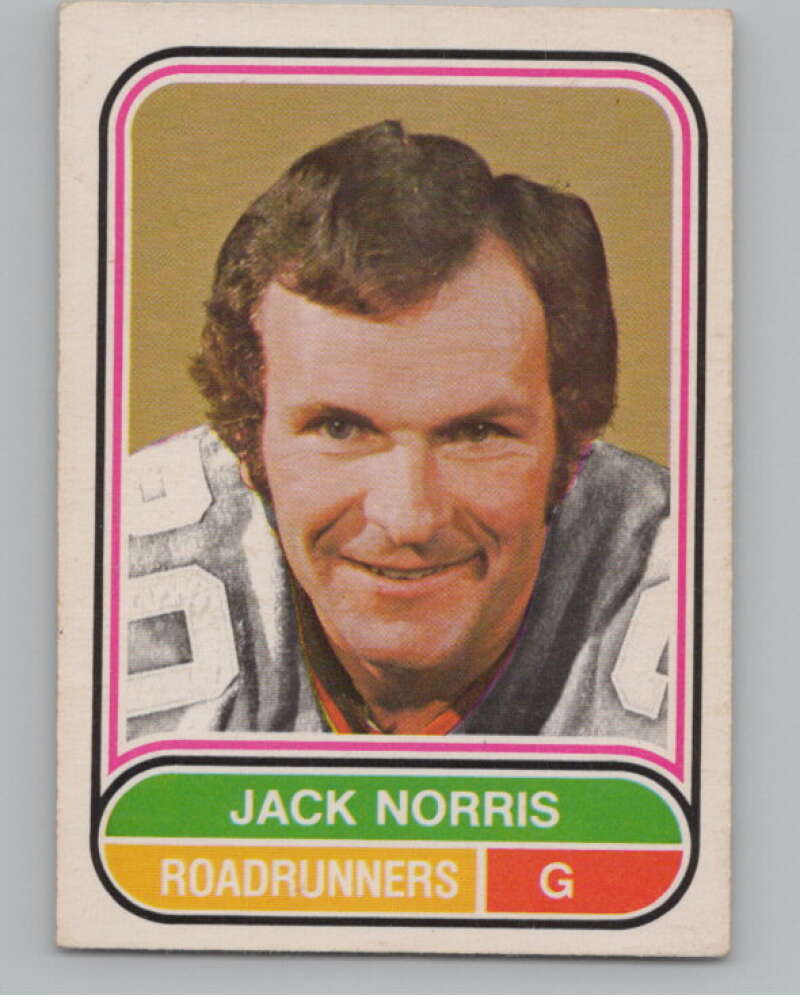 1975-76 O-Pee-Chee WHA #114 Jack Norris  Phoenix Roadrunners  V103267 Image 1