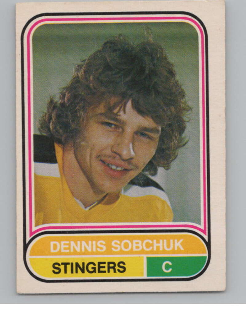 1975-76 O-Pee-Chee WHA #115 Dennis Sobchuk  Cincinnati Stingers  V103268 Image 1