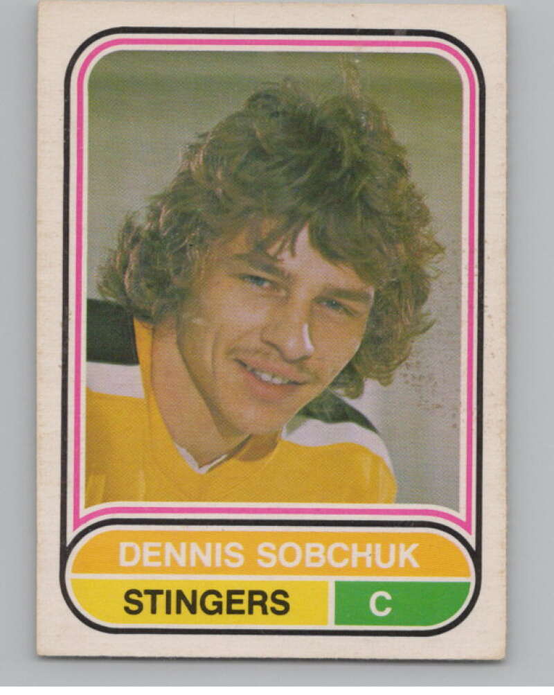 1975-76 O-Pee-Chee WHA #115 Dennis Sobchuk  Cincinnati Stingers  V103269 Image 1