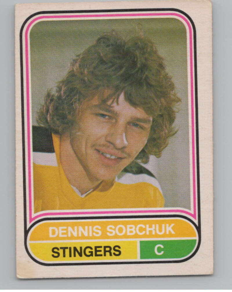 1975-76 O-Pee-Chee WHA #115 Dennis Sobchuk  Cincinnati Stingers  V103270 Image 1