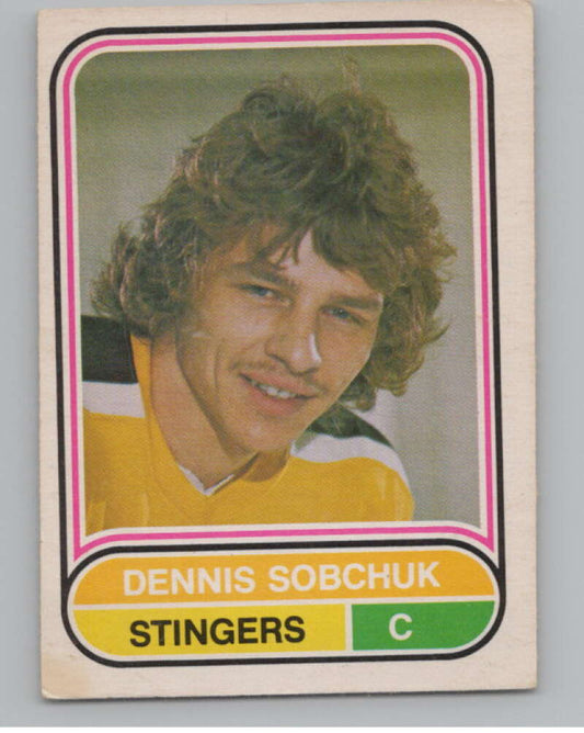 1975-76 O-Pee-Chee WHA #115 Dennis Sobchuk  Cincinnati Stingers  V103270 Image 1