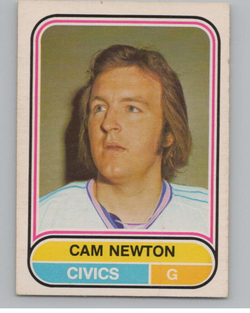 1975-76 O-Pee-Chee WHA #119 Cam Newton  RC Rookie Ottawa Civics  V103275 Image 1