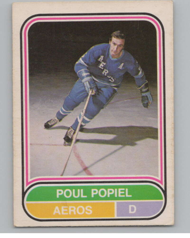 1975-76 O-Pee-Chee WHA #120 Poul Popiel  Houston Aeros  V103278 Image 1