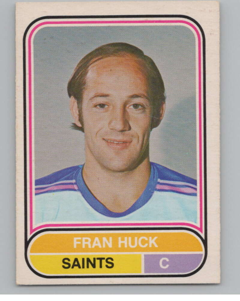 1975-76 O-Pee-Chee WHA #121 Fran Huck  Minnesota Fighting Saints  V103279 Image 1