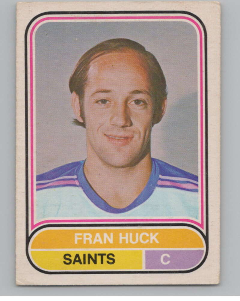 1975-76 O-Pee-Chee WHA #121 Fran Huck  Minnesota Fighting Saints  V103280 Image 1