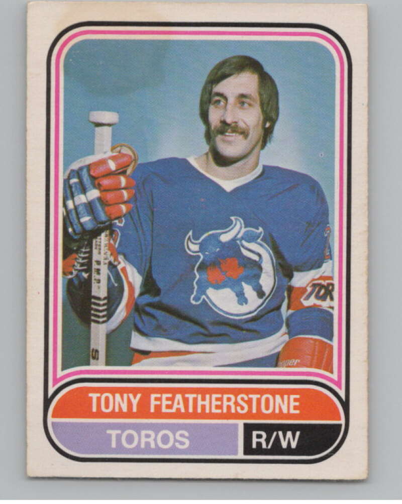 1975-76 O-Pee-Chee WHA #122 Tony Featherstone  Toronto Toros  V103282 Image 1