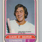 1975-76 O-Pee-Chee WHA #124 Claude St. Sauveur  Calgary Cowboys  V103285 Image 1