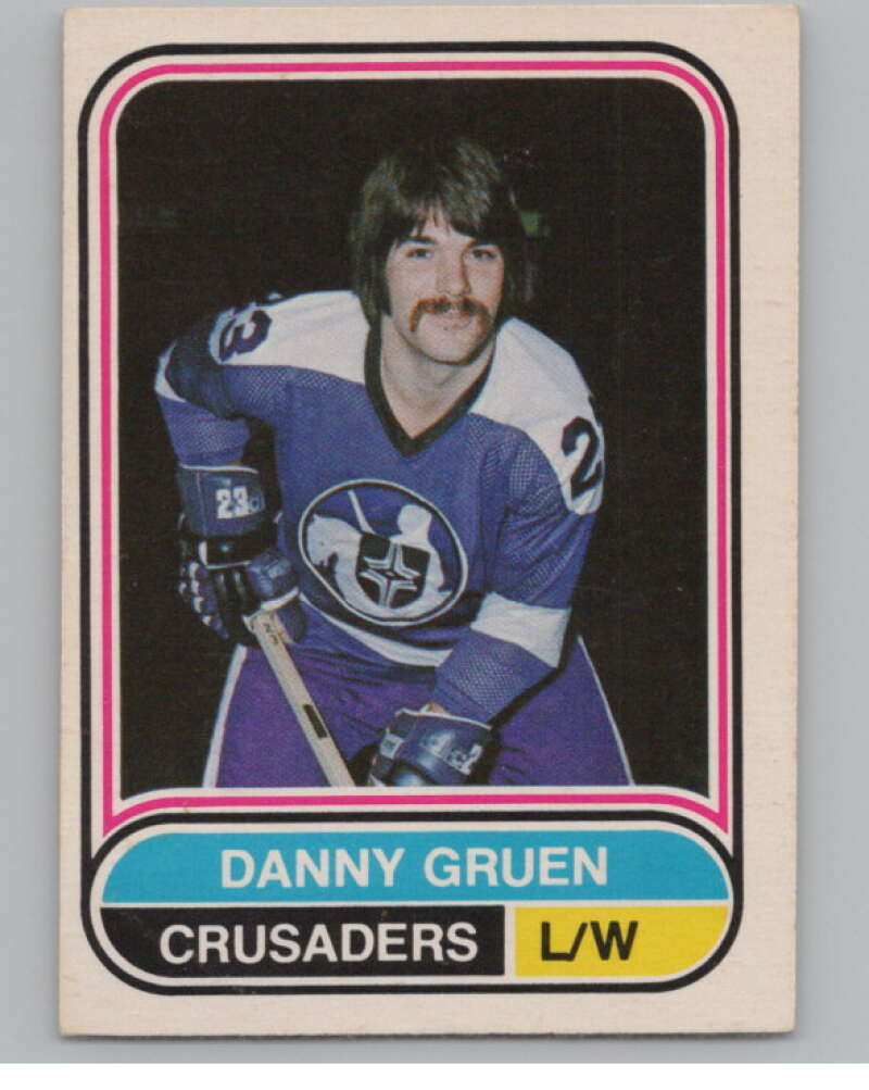 1975-76 O-Pee-Chee WHA #128 Danny Gruen  RC Rookie Cleveland Crusaders  V103291 Image 1