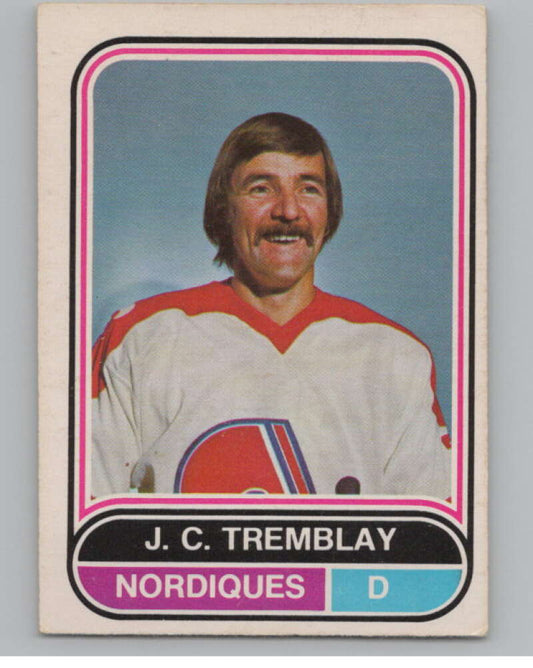 1975-76 O-Pee-Chee WHA #130 J.C. Tremblay  Quebec Nordiques  V103294 Image 1