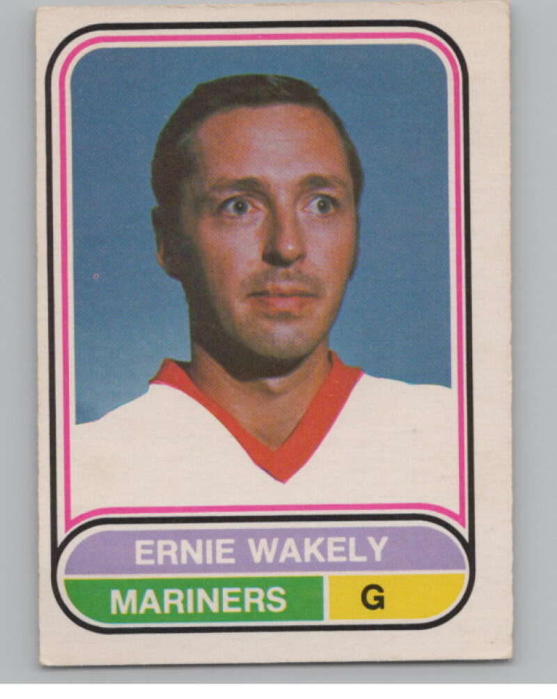 1975-76 O-Pee-Chee WHA #132 Ernie Wakely  San Diego Mariners  V103295 Image 1