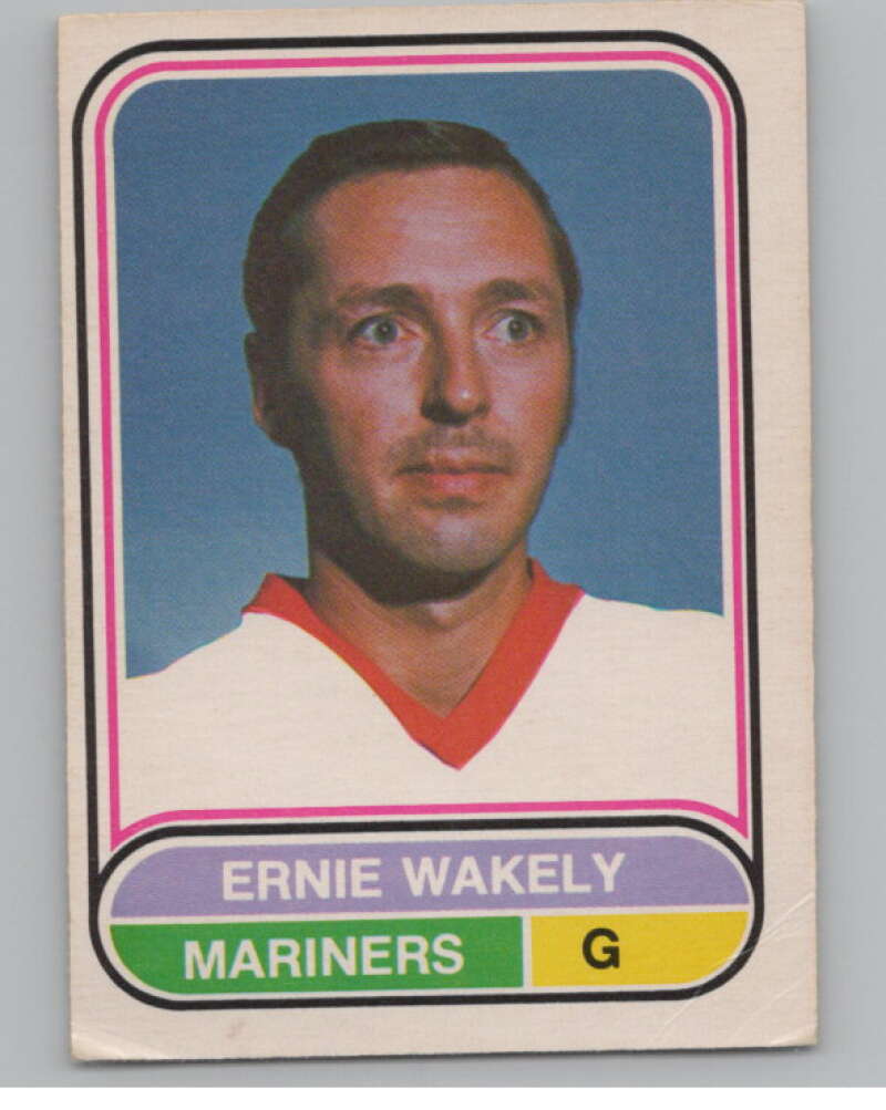 1975-76 O-Pee-Chee WHA #132 Ernie Wakely  San Diego Mariners  V103296 Image 1