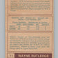 1977-78 O-Pee-Chee WHA #11 Wayne Rutledge  Houston Aeros  V103302 Image 2