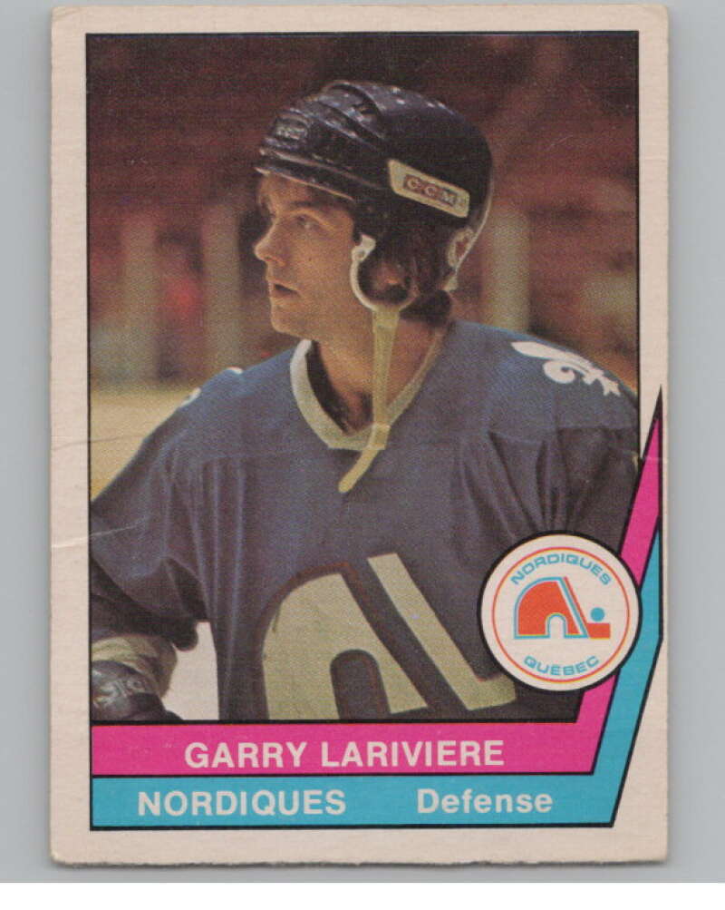 1977-78 O-Pee-Chee WHA #26 Garry Lariviere  RC Rookie Nordiques  V103308 Image 1