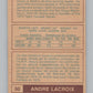 1977-78 O-Pee-Chee WHA #30 Andre Lacroix  Houston Aeros  V103311 Image 2