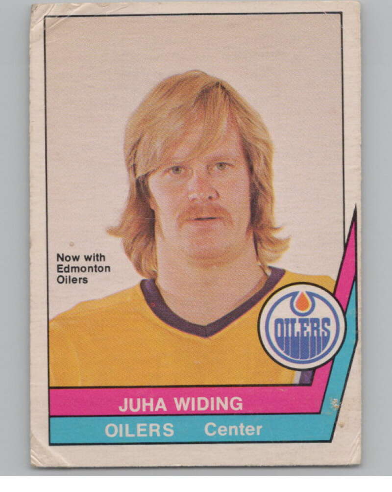 1977-78 O-Pee-Chee WHA #33 Juha Widing  Edmonton Oilers  V103312 Image 1