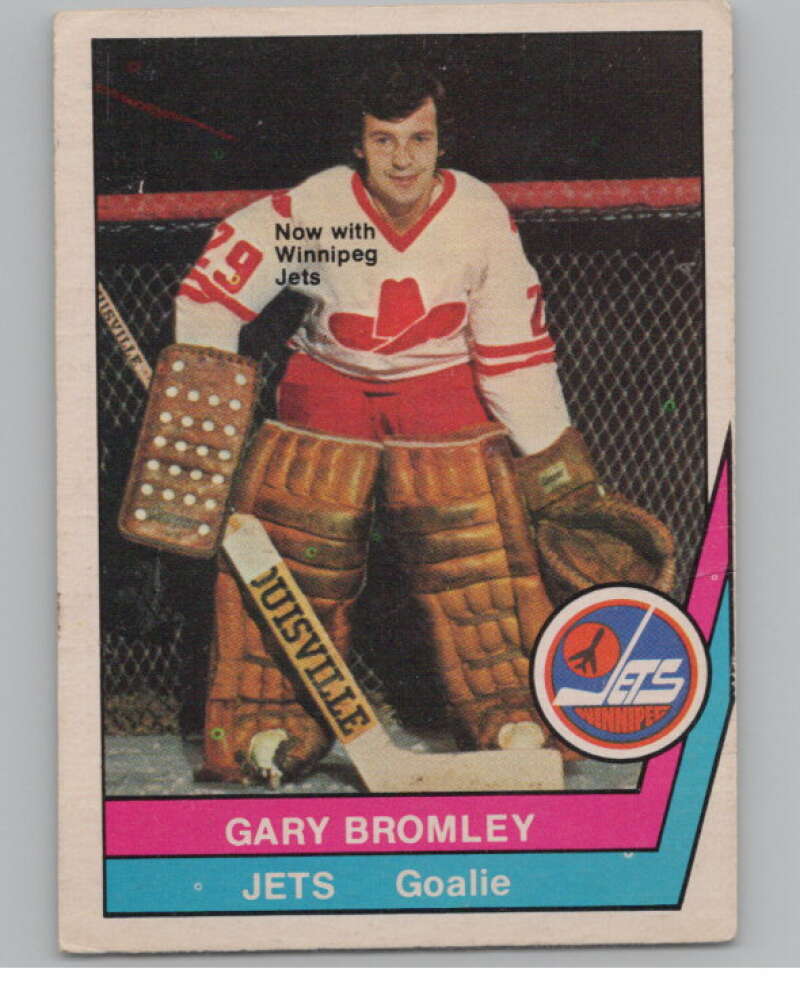 1977-78 O-Pee-Chee WHA #45 Gary Bromley  Winnipeg Jets  V103318 Image 1