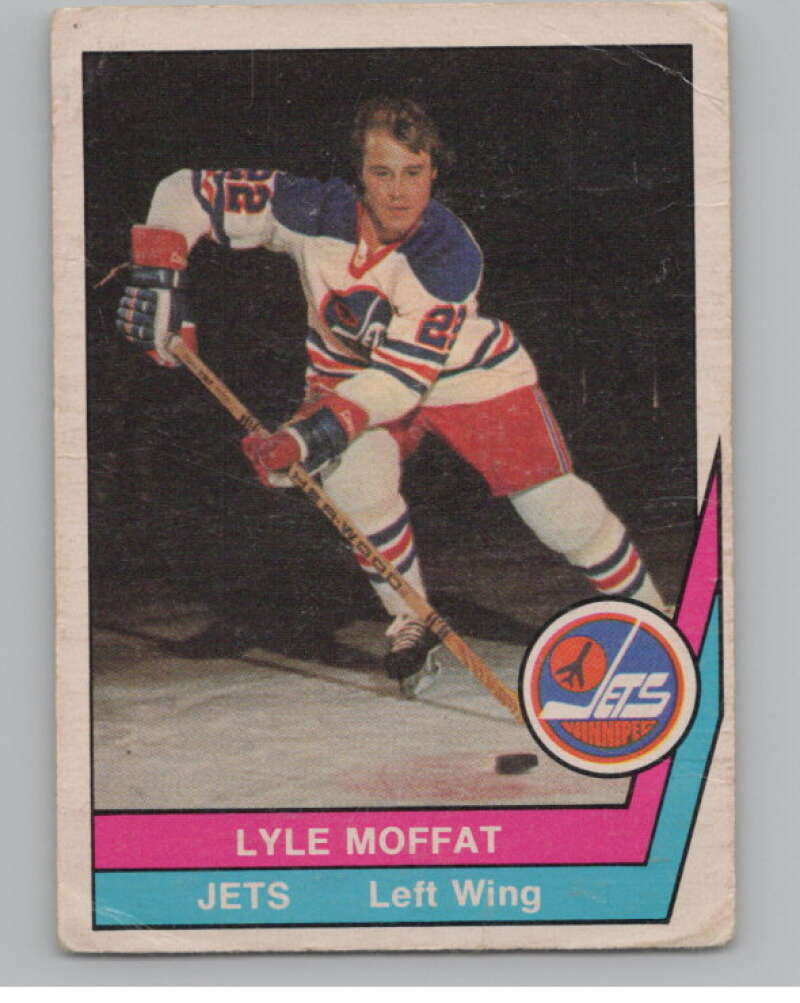 1977-78 O-Pee-Chee WHA #64 Lyle Moffat Hockey NHL Winn Jets  V103326 Image 1