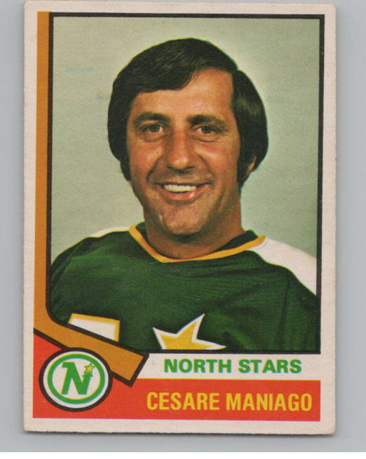 1974-75 O-Pee-Chee #26 Cesare Maniago NHL Minnesota North Stars  V103334 Image 1