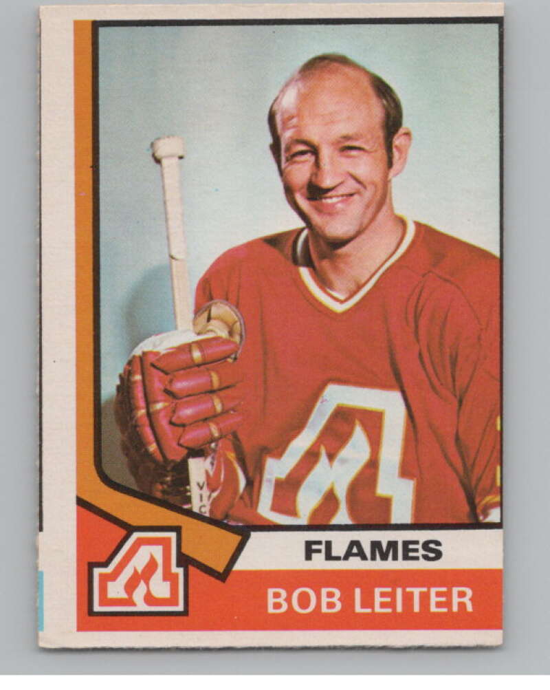 1974-75 O-Pee-Chee #51 Bob Leiter NHL Atlanta Flames  V103341 Image 1