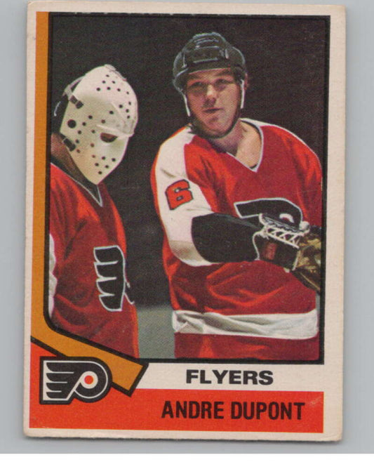 1974-75 O-Pee-Chee #67 Andre Dupont NHL Philadelphia Flyers  V103345 Image 1