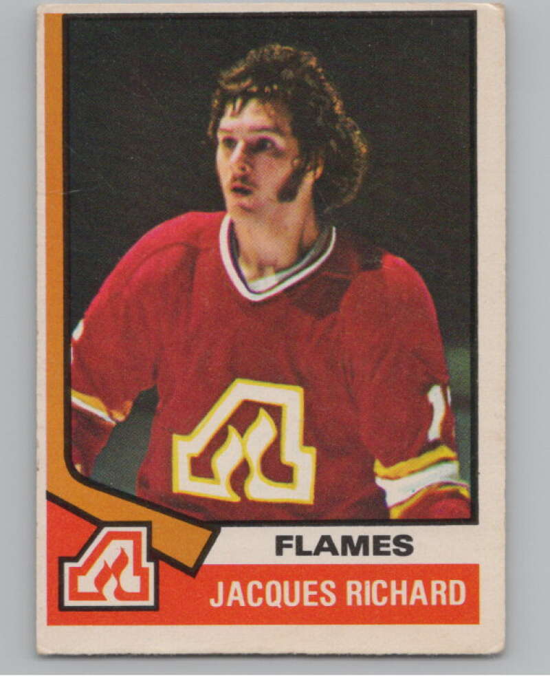 1974-75 O-Pee-Chee #139 Jacques Richard NHL Atlanta Flames  V103358 Image 1