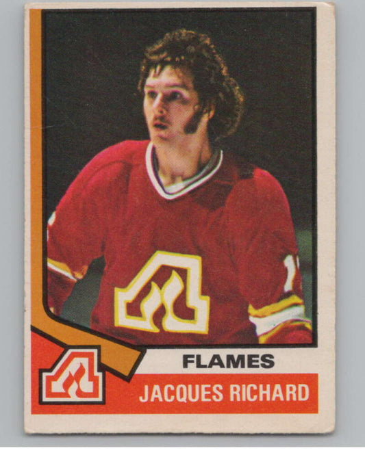 1974-75 O-Pee-Chee #139 Jacques Richard NHL Atlanta Flames  V103358 Image 1