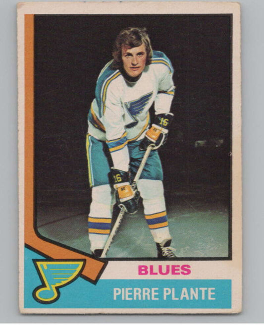 1974-75 O-Pee-Chee #149 Pierre Plante NHL St. Louis Blues  V103363 Image 1