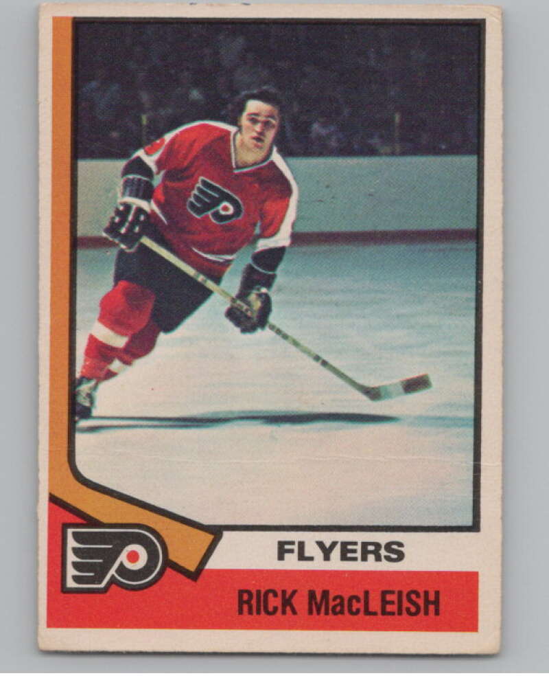 1974-75 O-Pee-Chee #163 Rick MacLeish NHL Philadelphia Flyers  V103366 Image 1