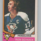 1974-75 O-Pee-Chee #167 Ron Schock NHL Pittsburgh Penguins  V103370 Image 1
