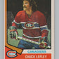 1974-75 O-Pee-Chee #178 Chuck Lefley UER NHL Montreal Canadiens  V103373 Image 1
