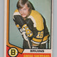 1974-75 O-Pee-Chee #184 Gregg Sheppard NHL Boston Bruins  V103378 Image 1