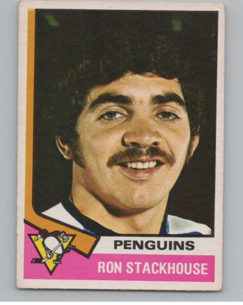 1974-75 O-Pee-Chee #188 Ron Stackhouse NHL  V103381 Image 1