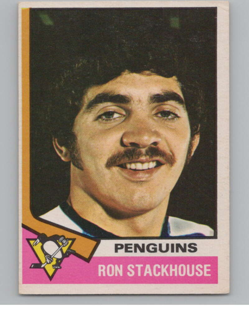 1974-75 O-Pee-Chee #188 Ron Stackhouse NHL  V103382 Image 1