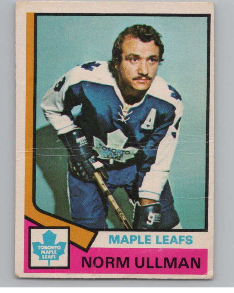 1974-75 O-Pee-Chee #236 Norm Ullman NHL Toronto Maple Leafs  V103406 Image 1