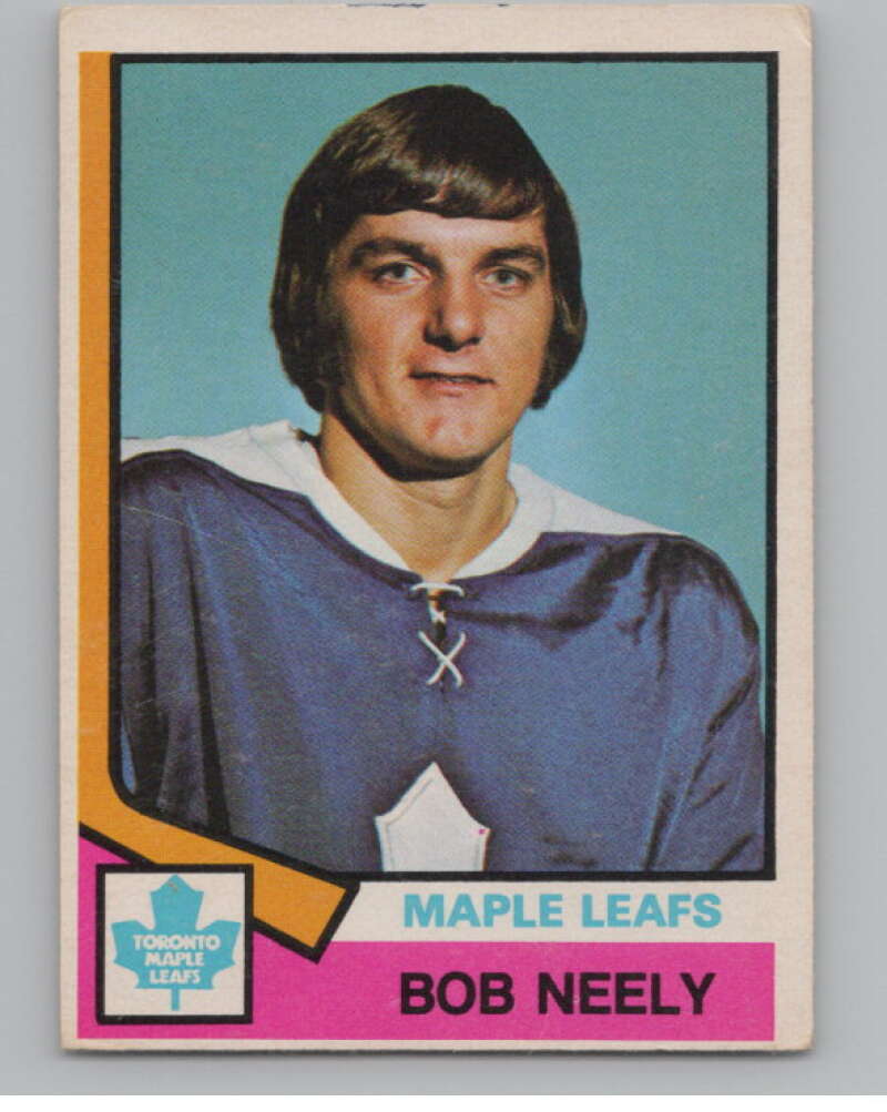 1974-75 O-Pee-Chee #272 Bob Neely NHL RC Rookie Maple Leafs  V103414 Image 1