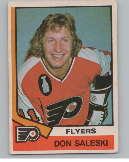 1974-75 O-Pee-Chee #283 Don Saleski NHL Philadelphia Flyers  V103419 Image 1