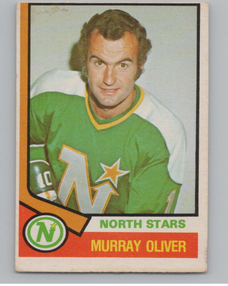 1974-75 O-Pee-Chee #291 Murray Oliver NHL Minnesota North Stars  V103420 Image 1