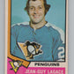 1974-75 O-Pee-Chee #299 Jean-Guy Lagace NHL RC Rookie Penguins  V103422 Image 1