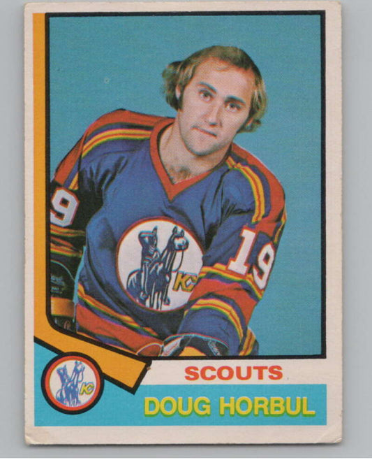 1974-75 O-Pee-Chee #317 Doug Horbul NHL RC Rookie Kansas Scouts  V103428 Image 1