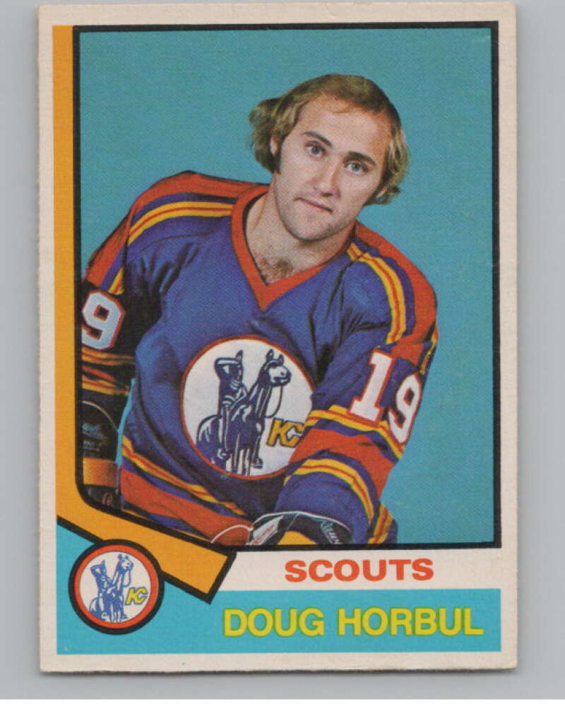 1974-75 O-Pee-Chee #317 Doug Horbul NHL RC Rookie Kansas Scouts  V103429 Image 1