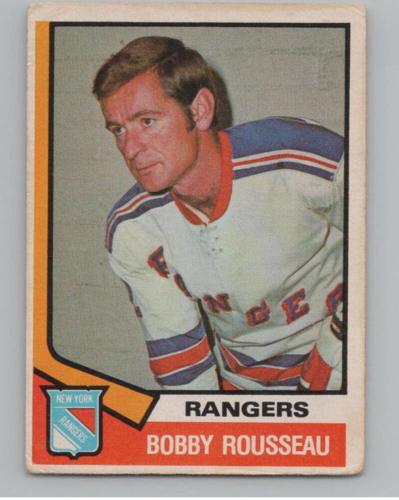 1974-75 O-Pee-Chee #326 Bobby Rousseau NHL New York Rangers  V103432 Image 1