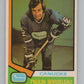 1974-75 O-Pee-Chee #340 Paulin Bordeleau NHL RC Rookie Canucks  V103435 Image 1