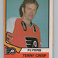 1974-75 O-Pee-Chee #352 Terry Crisp NHL Philadelphia Flyers  V103439 Image 1