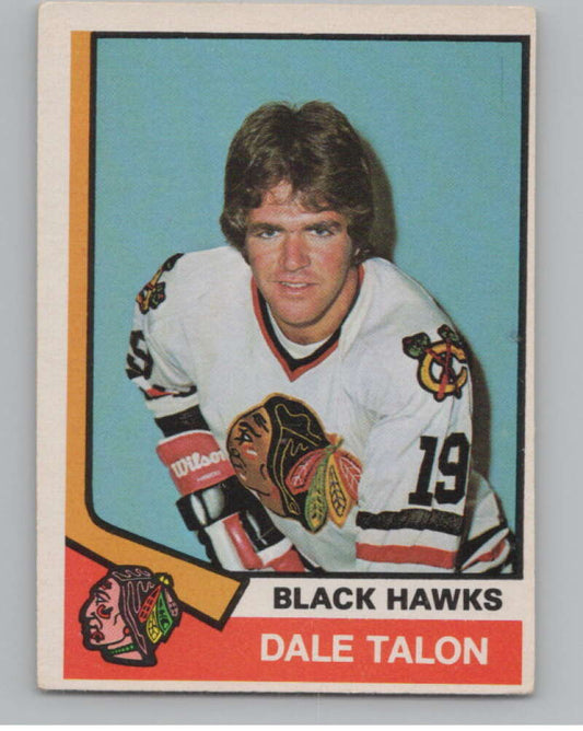 1974-75 O-Pee-Chee #360 Dale Tallon UER NHL Chicago Blackhawks  V103442 Image 1